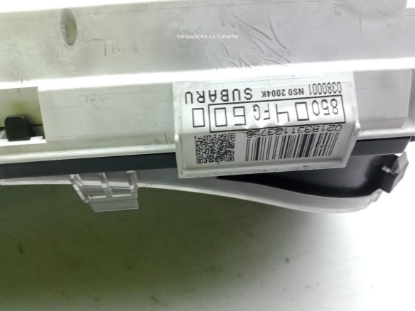 85004FG600 CUADRO INSTRUMENTOS SUBARU IMPREZA Fastback (GR, GH, G3)|Desguaces La Cabaña