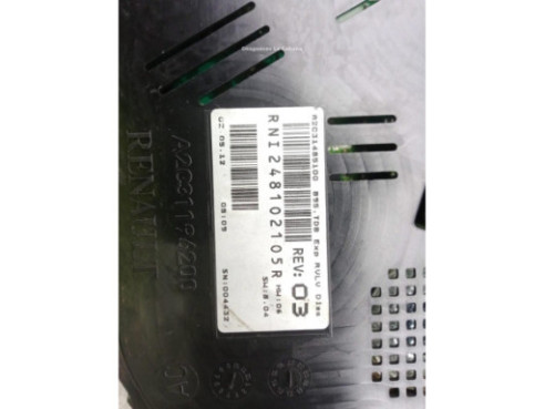 RNI248102105R CUADRO INSTRUMENTOS RENAULT MEGANE III Coupé (DZ0/1_)|Desguaces La Cabaña