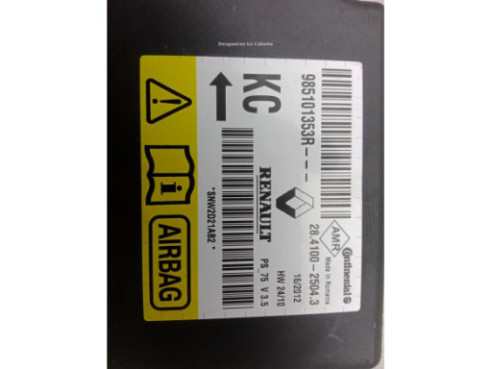 985101353R CENTRALITA AIRBAG RENAULT MEGANE III Coupé (DZ0/1_)|Desguaces La Cabaña