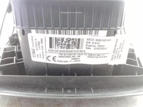 05801561543 AIRBAG IZQ IVECO DAILY VI Caja/Chasis|Desguaces La Cabaña