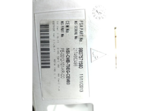 9807571580 CUADRO INSTRUMENTOS PEUGEOT 308 (4A_, 4C_)|Desguaces La Cabaña