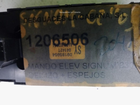 MANDO ELEVALUNAS PUERTA LAT DEL IZQ OPEL SIGNUM Fastback (Z03)|Desguaces La Cabaña