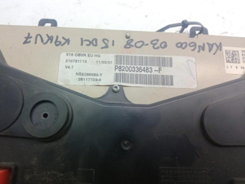 P8200336483F, CUADRO INSTRUMENTOS RENAULT KANGOO (KC0/1_)|Desguaces La Cabaña