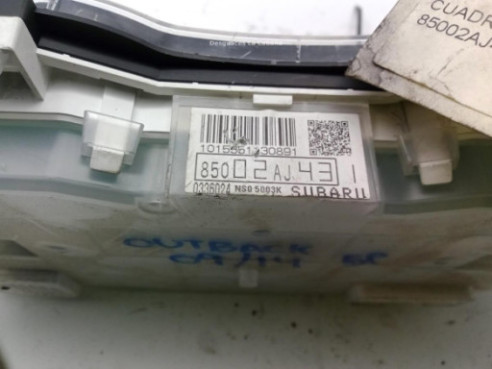 85002AJ431, CUADRO INSTRUMENTOS SUBARU OUTBACK |Desguaces La Cabaña