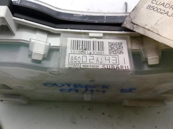 85002AJ431, CUADRO INSTRUMENTOS SUBARU OUTBACK |Desguaces La Cabaña