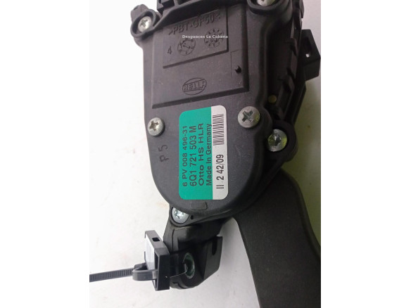 6Q1721503M POTENCIOMETRO ACELERADOR VW POLO (6R1, 6C1)|Desguaces La Cabaña