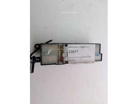 MANDO ELEVALUNAS PUERTA LAT DEL IZQ NISSAN ALMERA I (N15)|Desguaces La Cabaña