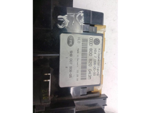 8D0820043M, MANDO CLIMA AUDI A4 (8E2, B6)|Desguaces La Cabaña