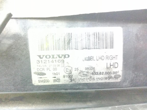 31214169 FARO DERECHO VOLVO S80 II (124)|Desguaces La Cabaña