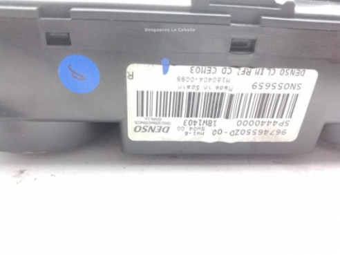 96746550ZD MANDO CLIMA CITROEN C-ELYSEE|Desguaces La Cabaña
