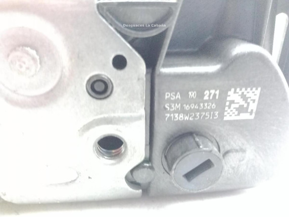 16943326 CERRADURA PUERTA LAT DEL DER CITROEN C-ELYSEE|Desguaces La Cabaña