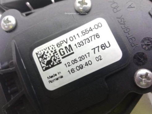 13373776 POTENCIOMETRO ACELERADOR OPEL ASTRA K (B16)|Desguaces La Cabaña