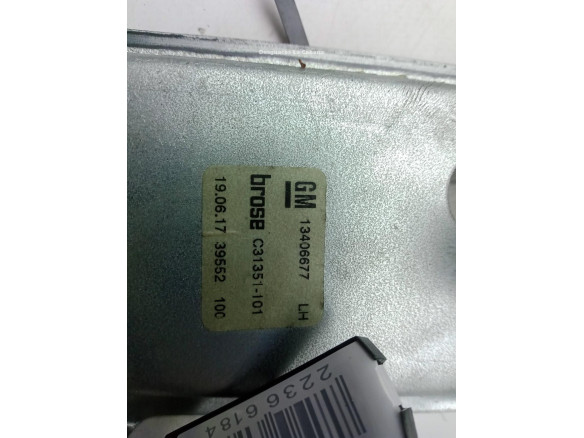 13406677 ELEVALUNAS PUERTA LAT TRA IZQ OPEL ASTRA K (B16)|Desguaces La Cabaña