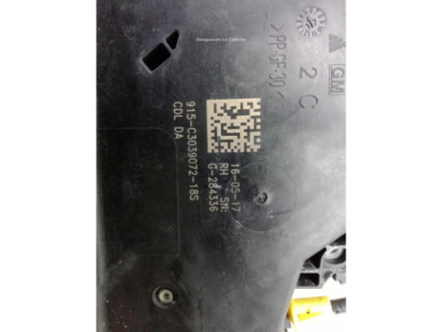 915C303907218S CERRADURA PUERTA LAT DEL DER OPEL ASTRA K (B16)|Desguaces La Cabaña