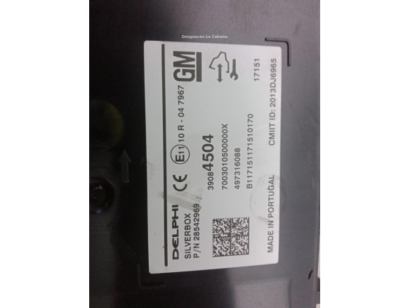 39084504 MODULO ELECTRONICO 4 OPEL ASTRA K (B16)|Desguaces La Cabaña