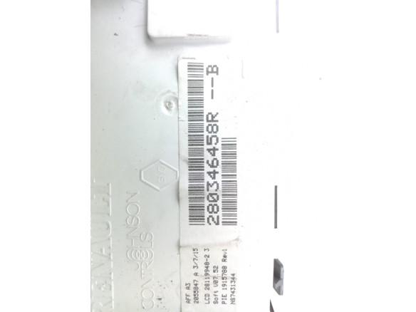280346458R DISPLAY RENAULT MEGANE III Fastback (BZ0_)|Desguaces La Cabaña