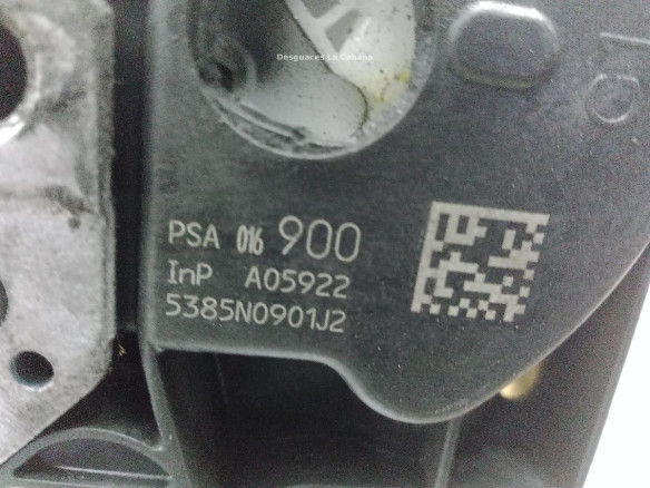 5385N0901J2 CERRADURA PUERTA LAT DEL IZQ CITROEN C4 CACTUS|Desguaces La Cabaña