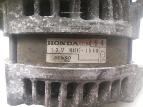1042101540 ALTERNADOR HONDA CR-V IV (RM_)|Desguaces La Cabaña