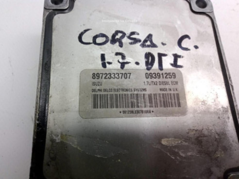 09391259,8972333707, CENTRALITA MOTOR OPEL CORSA C (X01)|Desguaces La Cabaña