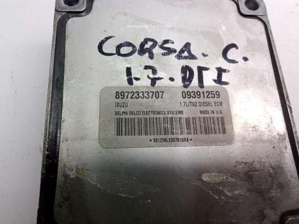 09391259,8972333707, CENTRALITA MOTOR OPEL CORSA C (X01)|Desguaces La Cabaña