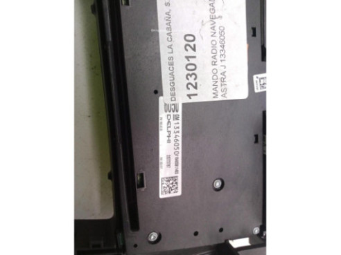 13346050 MANDO RADIO OPEL ASTRA J (P10)|Desguaces La Cabaña
