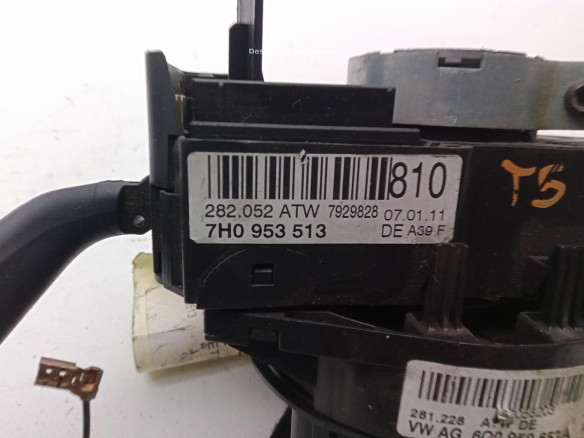7H0953513, MANDO COMPLETO VW TRANSPORTER V Caja/Chasis (7JD, 7JE, 7JL, 7JY, 7JZ, 7FD, 7FE|Desguaces La Cabaña