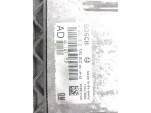 0281012534 CENTRALITA MOTOR OPEL VECTRA C|Desguaces La Cabaña