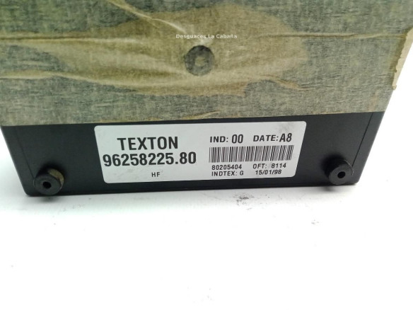 9625822580 CENTRALITA MOTOR CITROEN XSARA (N1)|Desguaces La Cabaña