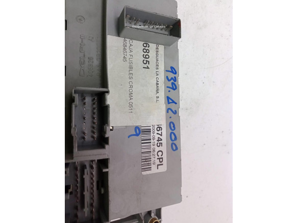 46846745 CAJA FUSIBLES INTERIOR (BSI) FIAT CROMA (194_)|Desguaces La Cabaña