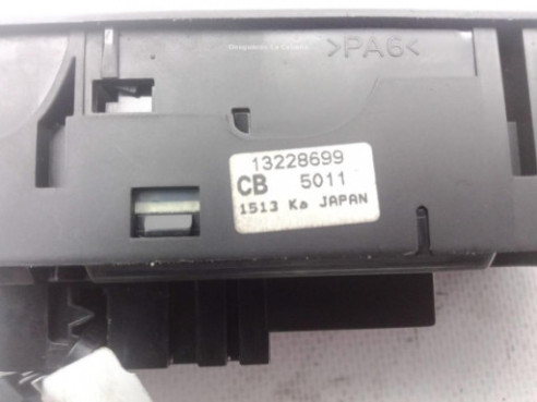 13228699 CB MANDO ELEVALUNAS PUERTA LAT DEL IZQ OPEL ASTRA H (A04)|Desguaces La Cabaña