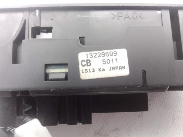13228699 CB MANDO ELEVALUNAS PUERTA LAT DEL IZQ OPEL ASTRA H (A04)|Desguaces La Cabaña