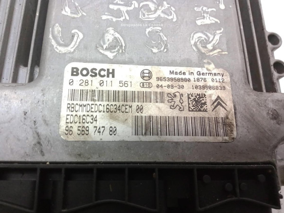 0281011561,9656974780, CENTRALITA MOTOR CITROEN C5 I (DC_)|Desguaces La Cabaña
