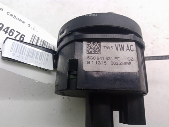 5G0941431BD, CONMUTADOR LUCES VW GOLF VII (5G1, BQ1, BE1, BE2)|Desguaces La Cabaña