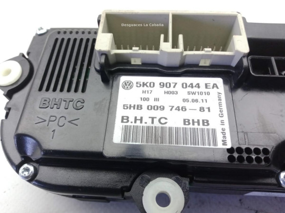 5K0907044EA MANDO CLIMA VW PASSAT CC (357)|Desguaces La Cabaña