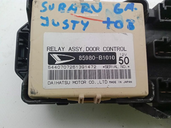 85980B1010, CAJA FUSIBLES EXTERIOR (BSM) SUBARU JUSTY IV|Desguaces La Cabaña