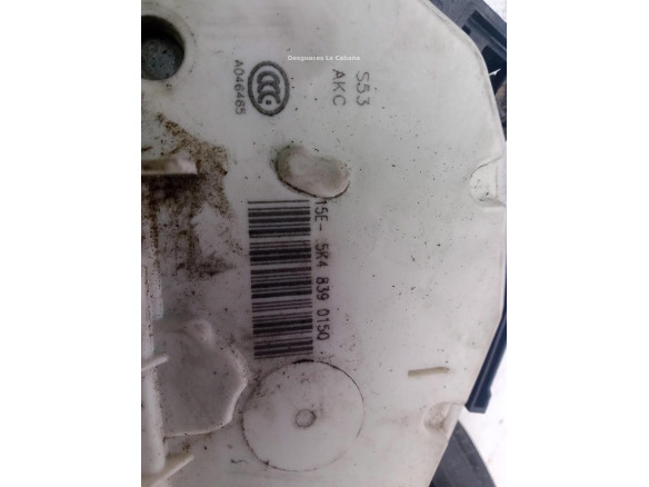 5K4839015Q CERRADURA PUERTA LAT TRA IZQ SEAT LEON (5F1)|Desguaces La Cabaña