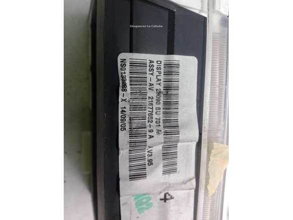 28090BU701A, DISPLAY NISSAN ALMERA II (N16)|Desguaces La Cabaña