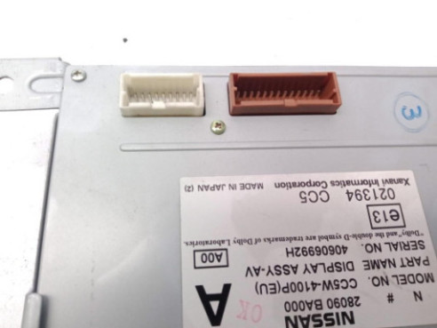 28090BA000A, DISPLAY NISSAN PRIMERA Hatchback (P12)|Desguaces La Cabaña