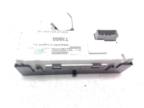 280340616R, DISPLAY RENAULT MEGANE III Fastback (BZ0_)|Desguaces La Cabaña