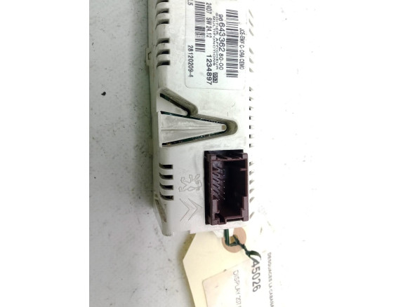 9664336280, DISPLAY PEUGEOT 207 (WA_, WC_)|Desguaces La Cabaña