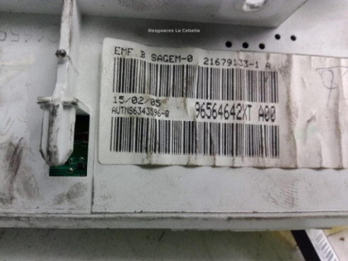 96564642XT, DISPLAY PEUGEOT 206 Fastback (2A/C)|Desguaces La Cabaña