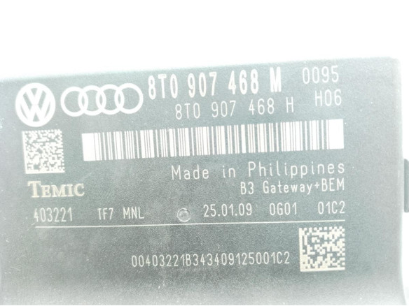 8T0907468M MODULO ELECTRONICO 7 AUDI Q5 (8RB)|Desguaces La Cabaña