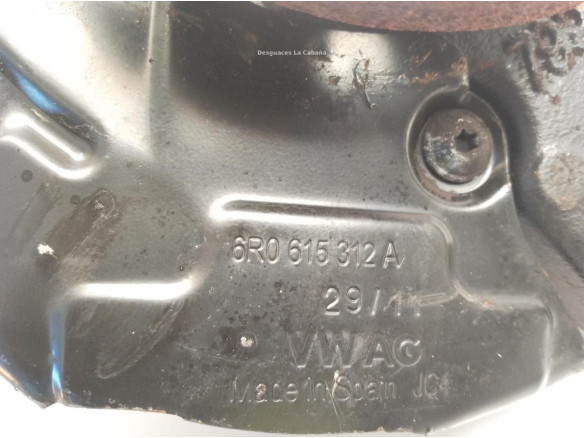6R0615312A MANGUETA DEL DER SKODA FABIA II (542)|Desguaces La Cabaña