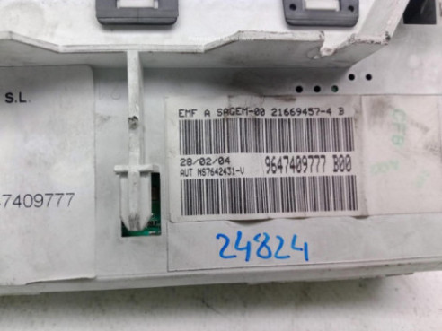 9647409777, DISPLAY PEUGEOT 206 Fastback (2A/C)|Desguaces La Cabaña