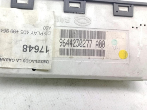 9644230277,A00, DISPLAY PEUGEOT 406 (8B)|Desguaces La Cabaña