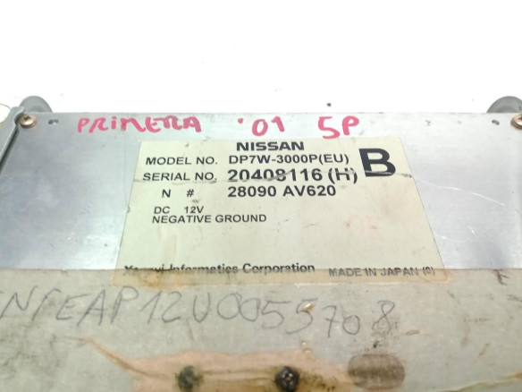 28090AV620B, DISPLAY NISSAN PRIMERA Hatchback (P12)|Desguaces La Cabaña