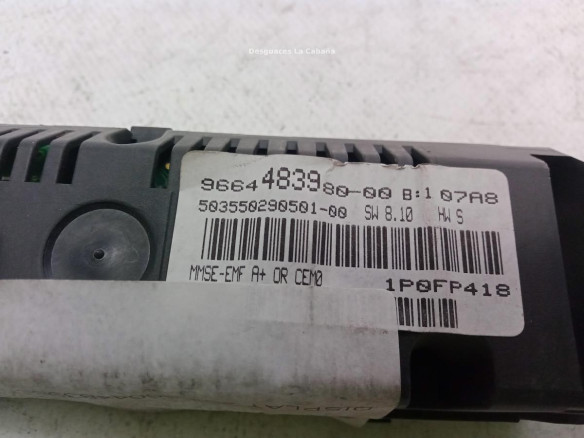 9664483980, DISPLAY PEUGEOT 207 (WA_, WC_)|Desguaces La Cabaña