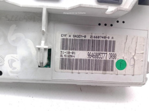 9646005377,0R00, DISPLAY PEUGEOT 206 Fastback (2A/C)|Desguaces La Cabaña