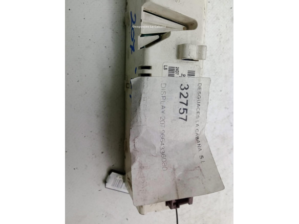 9664336080, DISPLAY PEUGEOT 207 (WA_, WC_)|Desguaces La Cabaña