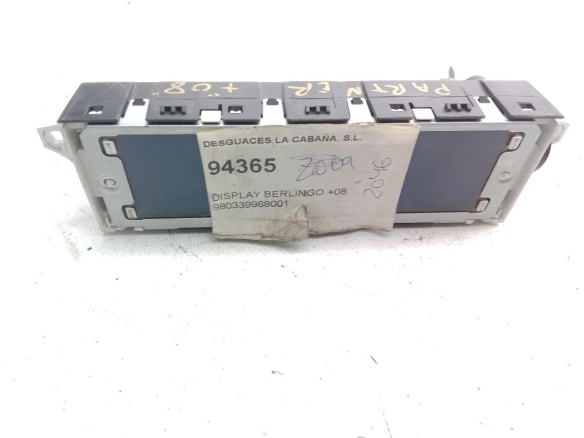 980339968001, DISPLAY CITROEN BERLINGO (B9)|Desguaces La Cabaña